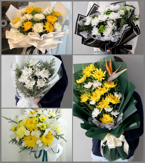 陕西宝鸡市陈仓区坪头镇白事花束代送